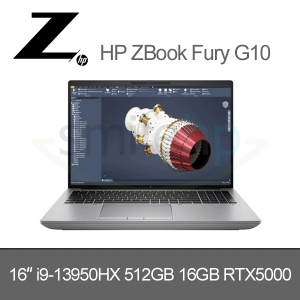 HP ZBook Fury 16 G10 / Win 11, i9-13950HX, 1TB SSD, 32GB, RTX5000 Ada 12GB, 3y