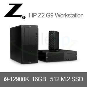 HP Z2 G9 i9-12900K 3.2 16C / 16GB / 512 M.2 SSD