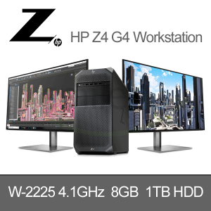 HP Z4 G4 W-2225 4.1 4C / 8GB / 1TB